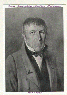 Jakob Buchmüller (1767-1849), Statthalter